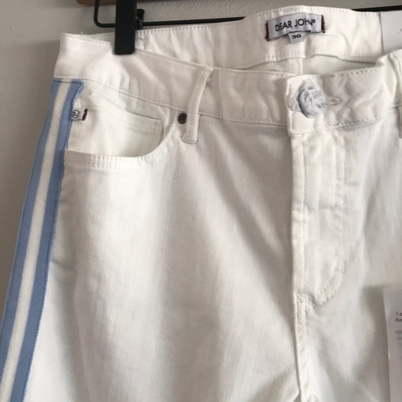 NWT Dear John Gisele High Rise White Skinny 30 - Picture 3 of 14